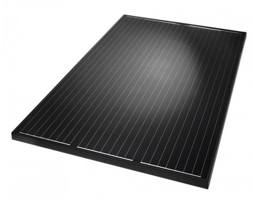 Solcellepanel med ramme