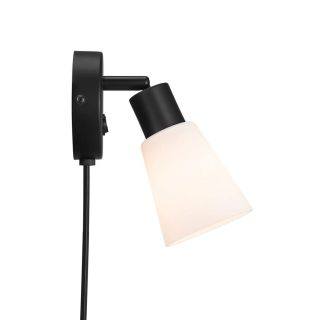 12V & 230V Cole vegglampe, enkel