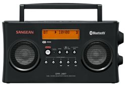 12V & 230V Sangean DPR26BT, DAB+/DAB/FM/BT Radio, sort