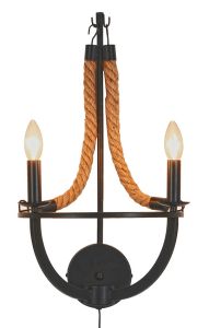 12V & 230V Royal Hamp vegglampe