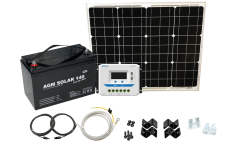 Solcellepakke AGM  55W