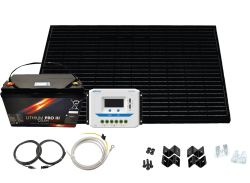 Solcellepakke Lithium 110W 125Ah