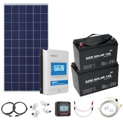 Solcellepakke, Grunnpakke, 220W