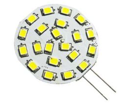 12V G4 sidepinner 3W 21 SMD2835 led pære, varmhvit
