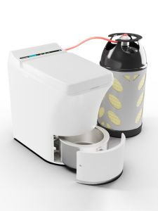 Cinderella Gas Freedom, forbrenningstoalett m/display