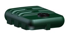 Vanntank 2000 liter sisterne, lavtbyggende, GreenTop