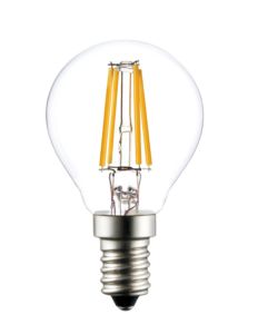 230V E14 B45 3,5W 4x Filament led pære, EKSTRA varmhvit