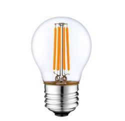 230V E27 B45 4W 4x Filament led pære, dimmbar, varmhvit