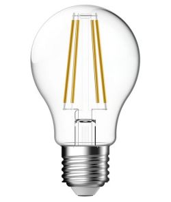 230V E27 B60 6,8W 4x Filament led pære, varmhvit