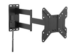 Veggfeste for TV, 17" - 43", 2 ledd