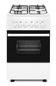 Gasskomfyr 50x60cm NewLine Ferre, hvit