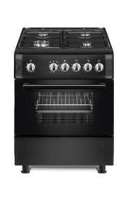 Gasskomfyr 60x60cm TrendyLux Ferre, sort