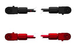 Batterikabel ES08 til ES08 for paralellkobling, 100cm