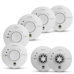 FireAngel Røykvarslersett, 230v seriekoblet