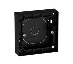 ELKO Plus påveggkappe 25mm, enkel sort