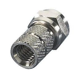 F-plugg Super for antennekabel 6mm, 1stk