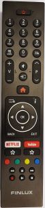Finlux fjernkontroll til Smart TV 2019 ->