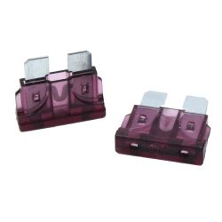 Flatstiftsikring, 40A, lilla