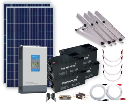 Kraftpakke 230V - 3000W, EPEVER 24v