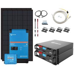 Kraftpakke 230V - 3000W, Victron 48v, Faststoffbatteri