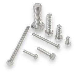 Rustfri maskinskrue med sekskanthode A4 M6x40mm, 25stk