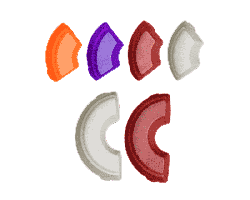 Omnia pakke med 6 silikonformer