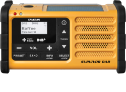 Sangean MMR-88 DAB med solcelle og sveiv