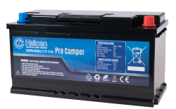 Lithium Batteri: LiFePO4 12V 105Ah, Bobilbatteri Pro Camper