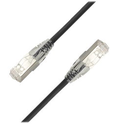 RJ45 S/UTP slim kabel, Cat.6a - 0.2m
