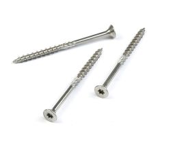 Rustfri terrasseskrue A4 5,0 x 75 mm, 100stk