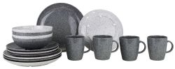 Servise Melaminservise Classic Line Granite - 16 deler