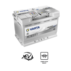 Varta Silver Dynamic AGM startbatteri 12V 70Ah