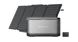 EcoFlow Glacier Classic 35liter med bateri og solcellepanel