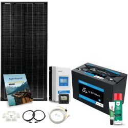 Solcelle bobilpakke, 110W PREMIUM