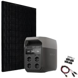 EcoFlow DELTA 3 med 360W solcellepanel