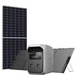 EcoFlow DELTA 3 Classic med solcellepanel