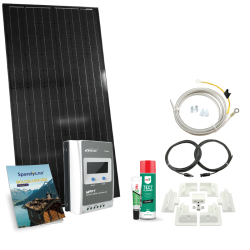 Solcellepakke for bobil, båt og caravan, 220W