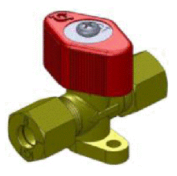 Gass stengeventil 3/8"