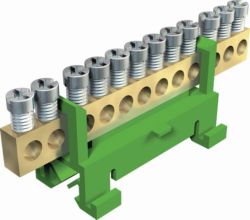 Strømfordelingsblokk S12 60, 12x16mm²