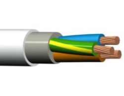 Strømkabel 3x2,5mm², PFXP 500 3G2,5, pris pr meter