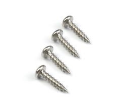 Rustfri treskrue med kulehode A4 4,2 x 19 mm, 100pk