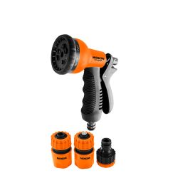 Hageslangesett, multifunksjon - Tilkobling, 4 deler