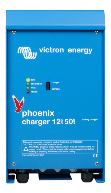 Batterilader  50A, Victron Phoenix Charger 12/50 (2+1)