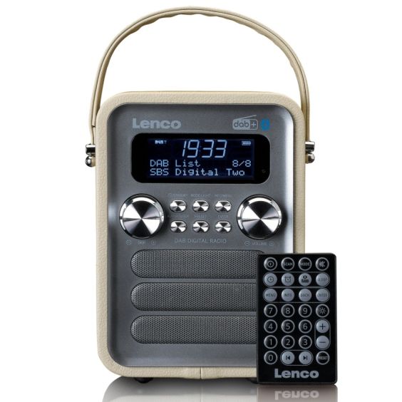  DAB+ Radio, Lenco PDR-051, beige