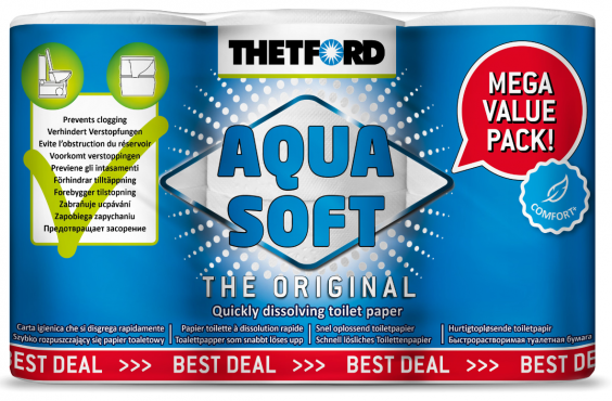 Dopapir Aqua Soft 6-pack, Thetford