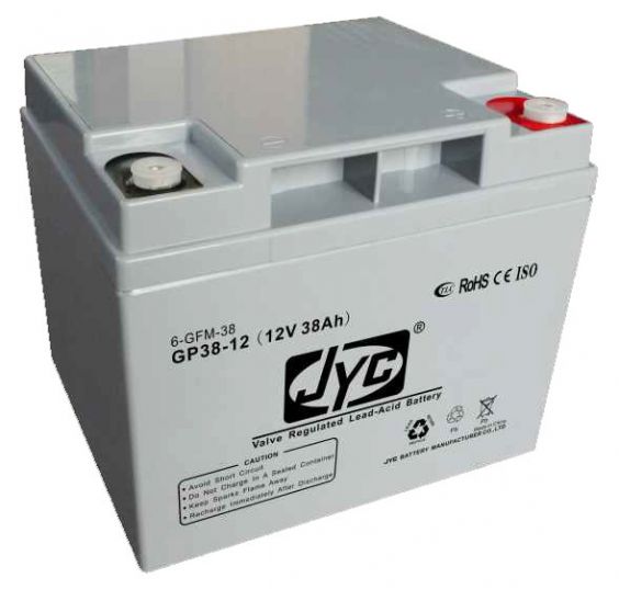 AGM Batteri:  40 AGM JYC GP40, 12V 40Ah