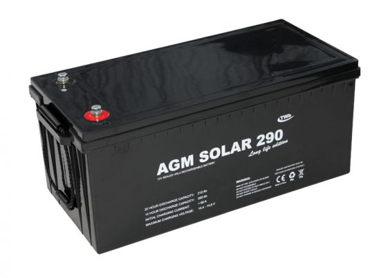 AGM Batteri: 290 AGM Solar, 12V