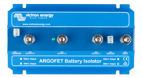 Victron Argo FET 200-3, batteriskiller, 200A