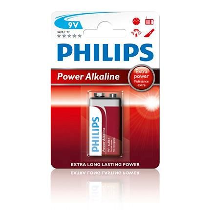 Batteri Philips Power Alkaline 9V