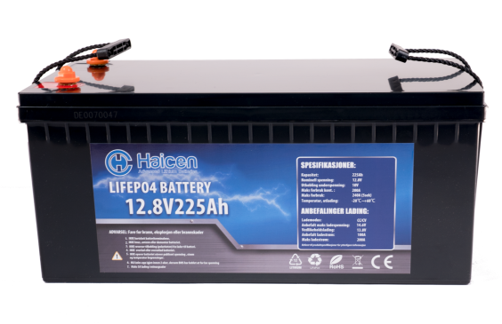 Lithium Batteri: LiFePo4 12V 225Ah, H